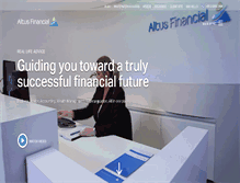 Tablet Screenshot of altusfinancial.com.au